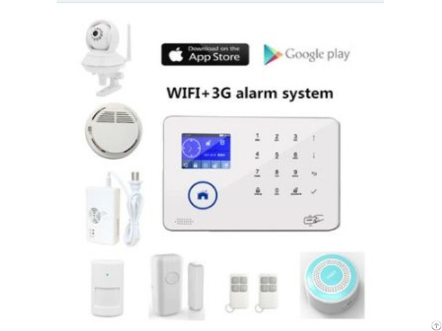 Gsm Wifi Home Security Alarm System Support Ip Camera App 88 Wireless Sensors