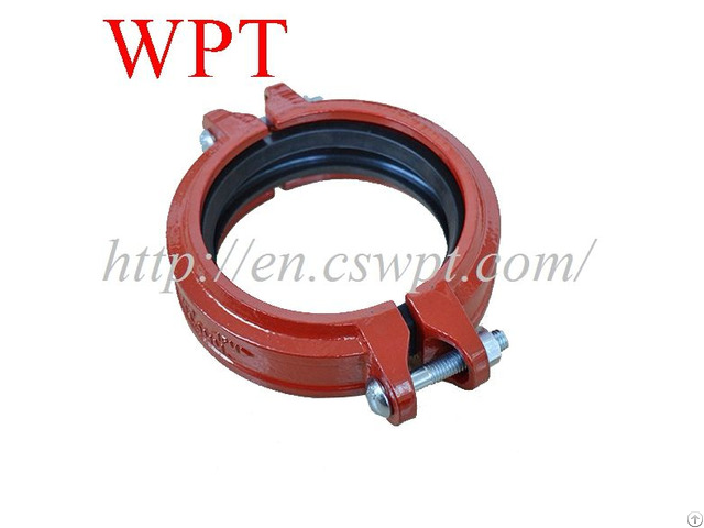 Wpt Flexbile Coupling Ductile Iron Grooved Couplings And Fittings For Sprinkler Fire Fighting System