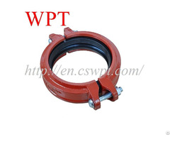 Wpt Flexbile Coupling Ductile Iron Grooved Couplings And Fittings For Sprinkler Fire Fighting System