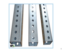 Free Sample Perforated Steel Square Sign Posts