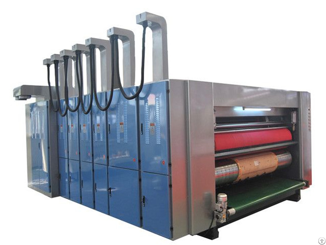 Rotary Die Cutting Machine With Flexo Printer