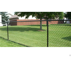 Green Pvc Coated Galvanized Chain Link Fence