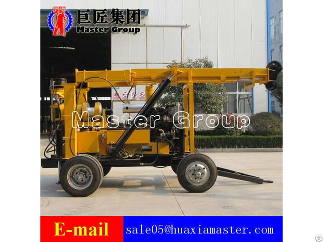 Xyx 3 Wheeled Hydraulic Core Drilling Rig