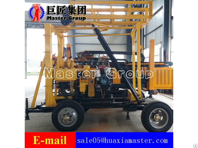 Xyx 200 Wheeled Hydraulic Rotary Drilling Rig Manufacture