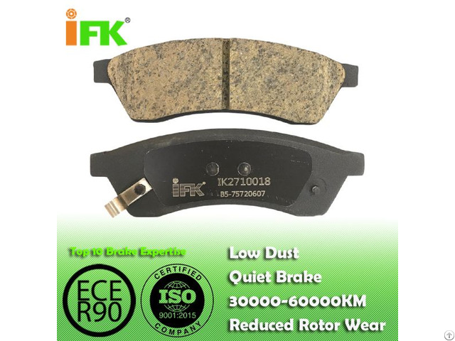 Ik2710018 96475028 Gdb4172 D1030 Chevrolet Disc Brake Pads Manufacturer