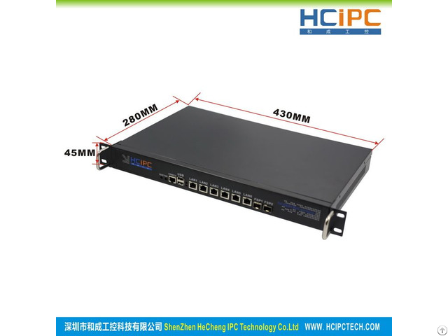 Hcipc B205 2 Hcl Sb75 6l2fspb Intel 82583v 82574l 6lan Firewall System 1u Router