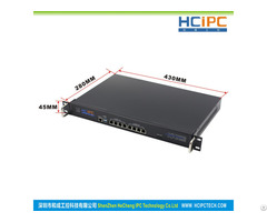 Hcipc B204 1 Hcl Sc1037 8lb2 Intel C1037 Cpu 6pcs 82574l Lan 1u Router Firewall System