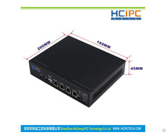 Hcipc B201 M22 Hcl Sj1900 4lc Intel J1900 Cpu 4lan 82583v Mini Router Firewall System