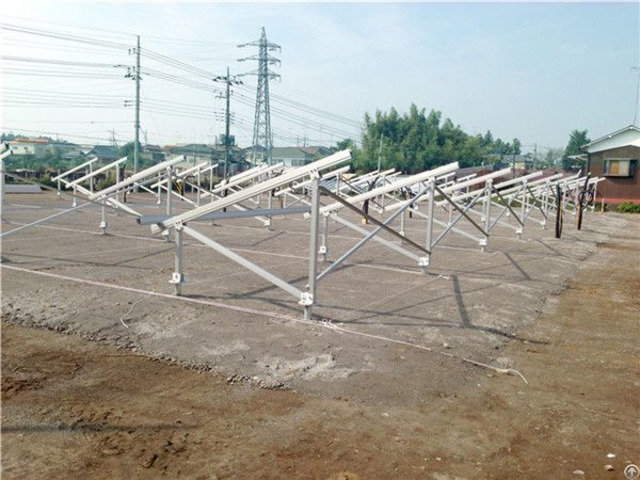 China Supplier Aluminum Commercial Solar Pv Ground Systems