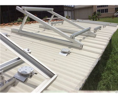 Adjustable Roof Solar Mounting System Flat Roofs Project China Manufacturer