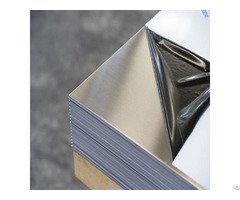 Silver Coated Hairline Stainless Steel Sheet