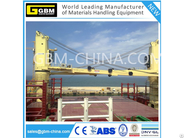 Hydraulic Cargo Marine Ship Deck Crane