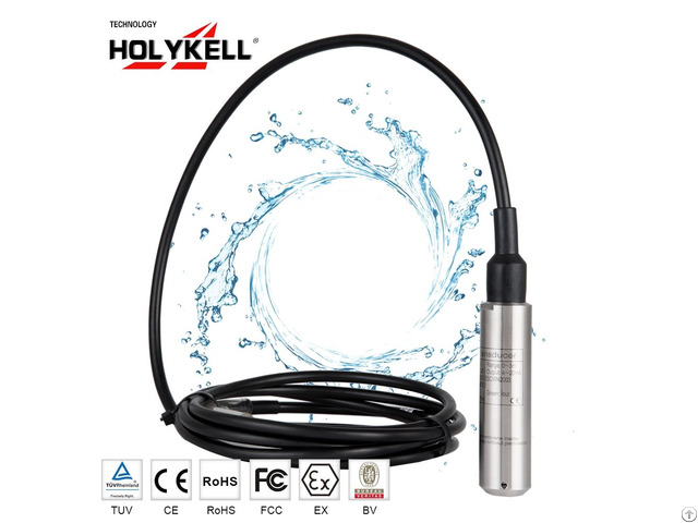 Holykell Hot Sales Analog 4 20ma 0 5v 0 10v Submersible Liquid Water Level Sensor