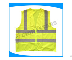 Customized Style Logo Polyester Warning Safety Reflective Vest