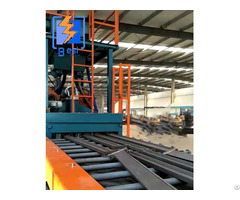 Dustless Through Type Shot Blasting Machine For Steel Plate And H Beam Surface Cleaning