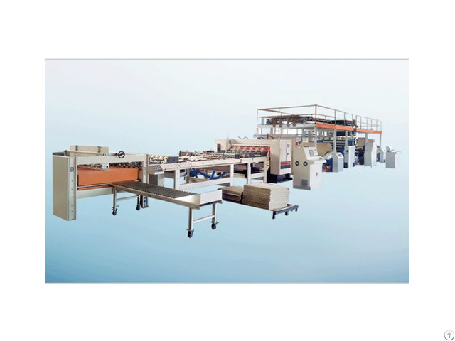 Single Facer Corrugated Cardboard Production Line