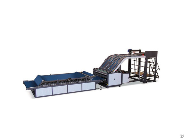 Zh Hii Semi Automatic Flute Laminator Lift Model