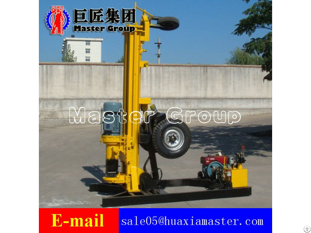 Mountain Used Electric Motor Borehole Dth Drilling Rig For Mining Kqz 200d