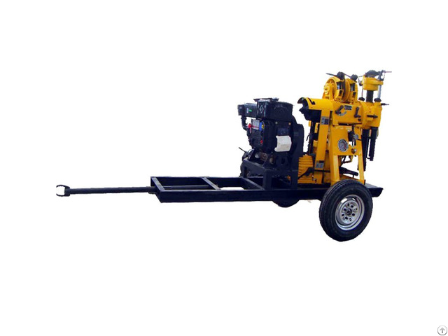 Cheap Hydraulic Wheeled Portable Water Well Drilling Rigs