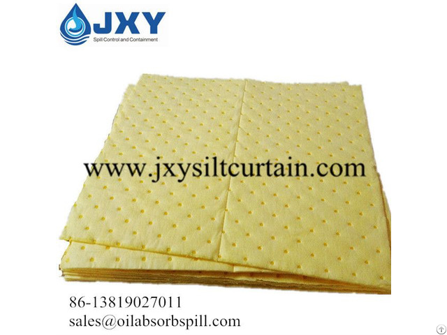 Chemical Absorbent Pads Dimpled Perforated