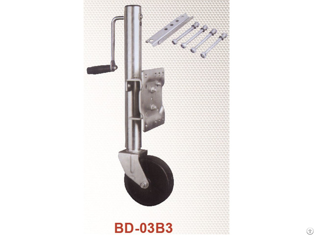 Trailer Jack 1000lbs Zinc Plated With Swing Bracket