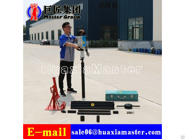 Qtz 3d Mini Electric Soil Sampling Drilling Rig