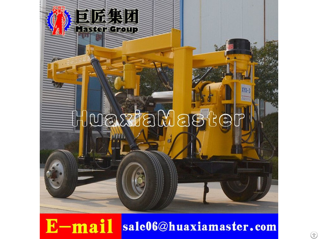 Xyx 3 Wheeled Hydraulic Borehole Drilling Rig