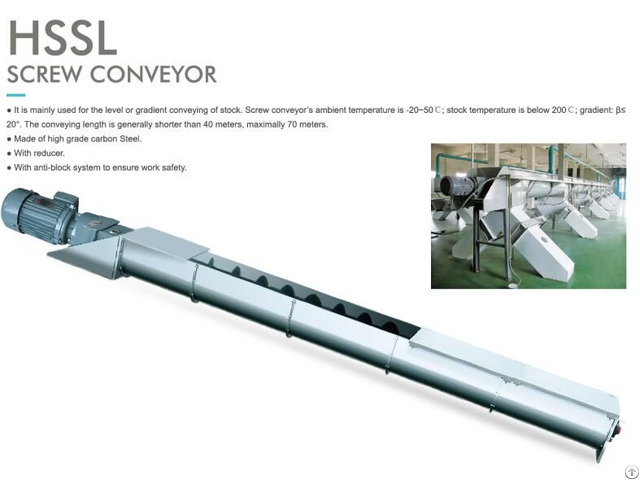 Hssl Screw Conveyor