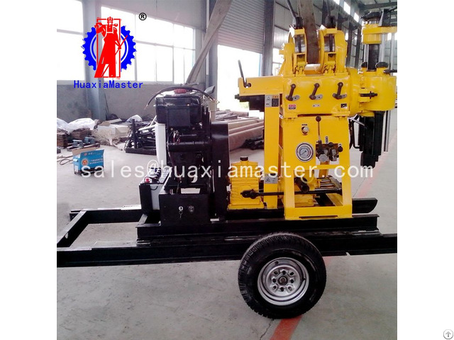 China Xyx 200 Wheeled Hydraulic Rotary Drilling Rig Manufacture