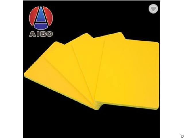Yellow Pvc Foam Board