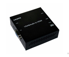 Vga Audio To Hdmi Converter Upscaler 720p 1080p