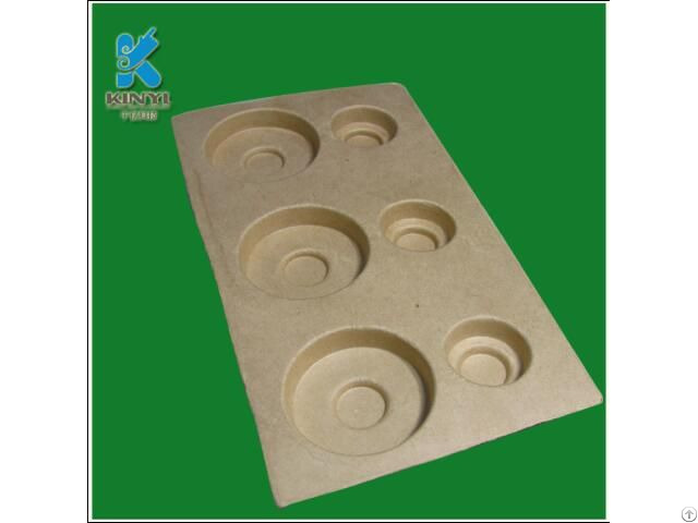 China Factory Packing Molded Fiber Pulp Cheap Tray