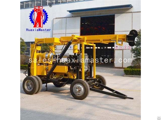 Xyx 3 Wheeled Hydraulic Core Drilling Rig Machine