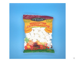 Cube Shape Sweet Marshmallow Packed In Bags