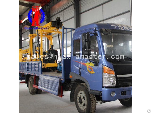 Xyc 3 Vehicle Mounted Hydraulic Core Drilling Rig Manufacturer