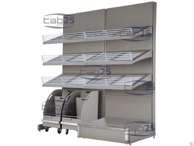 Bakery Wall Display Metal Unit 02