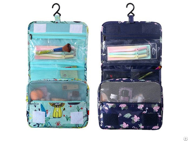 China Cosmetic Bag Factory Printing Waterproof Large Capacity Wash Storage Bags