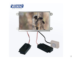 7inch Metal Shell Open Frame Motion Sensor Car Flac Audio Player Lcd Video Advertising Monitor