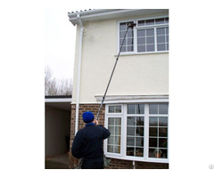 Eleven Section 60ft 55msi High Modulus Carbon Fiber Window Cleaning Pole
