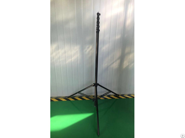 Lighter And Stronger Telescoping Tripod Pole Black Surface With 100 Percent Carbon Fiber Materials