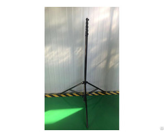 Lighter And Stronger Telescoping Tripod Pole Black Surface With 100 Percent Carbon Fiber Materials