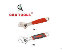 Adjustable Wrench With Plastic Handle
