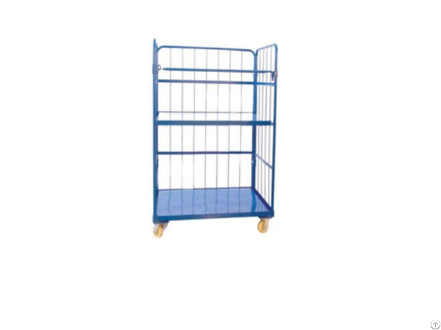 Folding Wire Mesh Roll Container