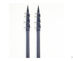 18ft High Rigidity Carbon Fiber Outrigger Poles Reinforced Base With Longer Serving Life