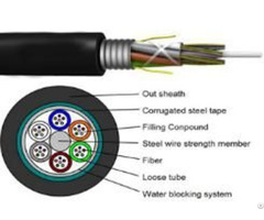 Telecommunication Outdoor Optical Armoured Loose Tube Fiber Cable