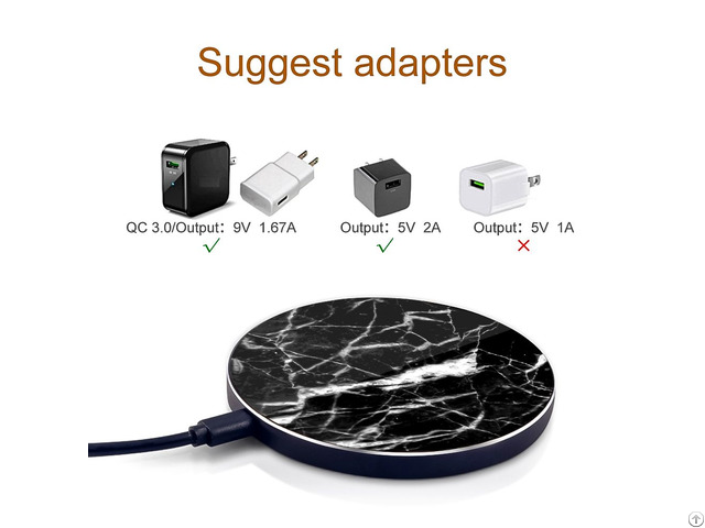 Oem Fast Real Marble 7 5w 10w Wireless Chargers For Iphone