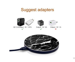 Oem Fast Real Marble 7 5w 10w Wireless Chargers For Iphone