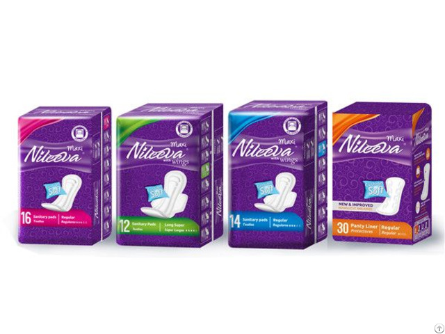 Sanitary Pads Napkin Panty Liners Nileeva Purple Series