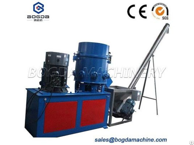 Recycling Used Plastic Pp Pe Film Agglomerator Densifier