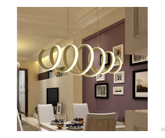 Commercial Led Circular Ring Pendant Lighting Fixture